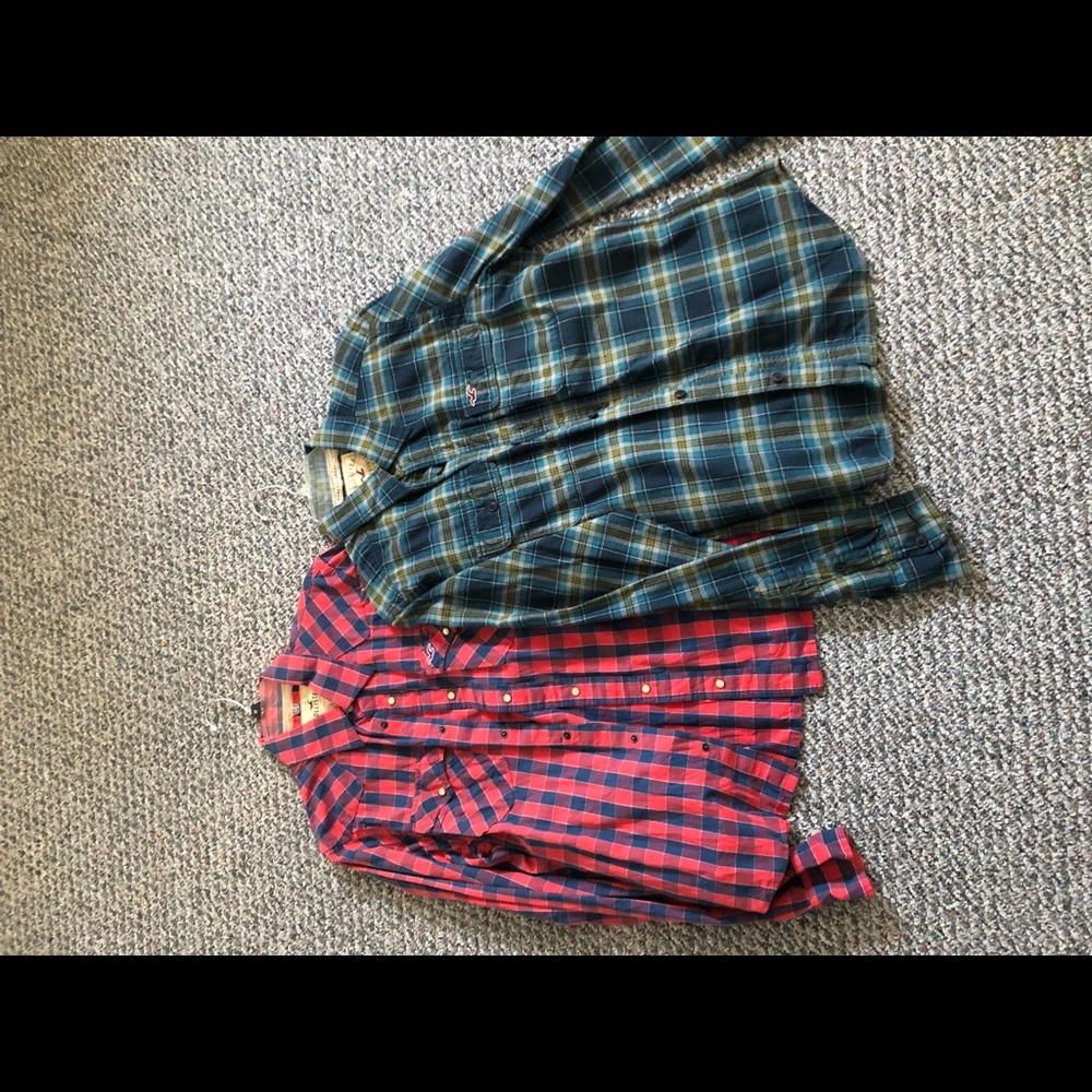 Hollister button downs.